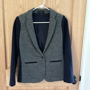 JCREW Grey and Navy Blazer - Size 2